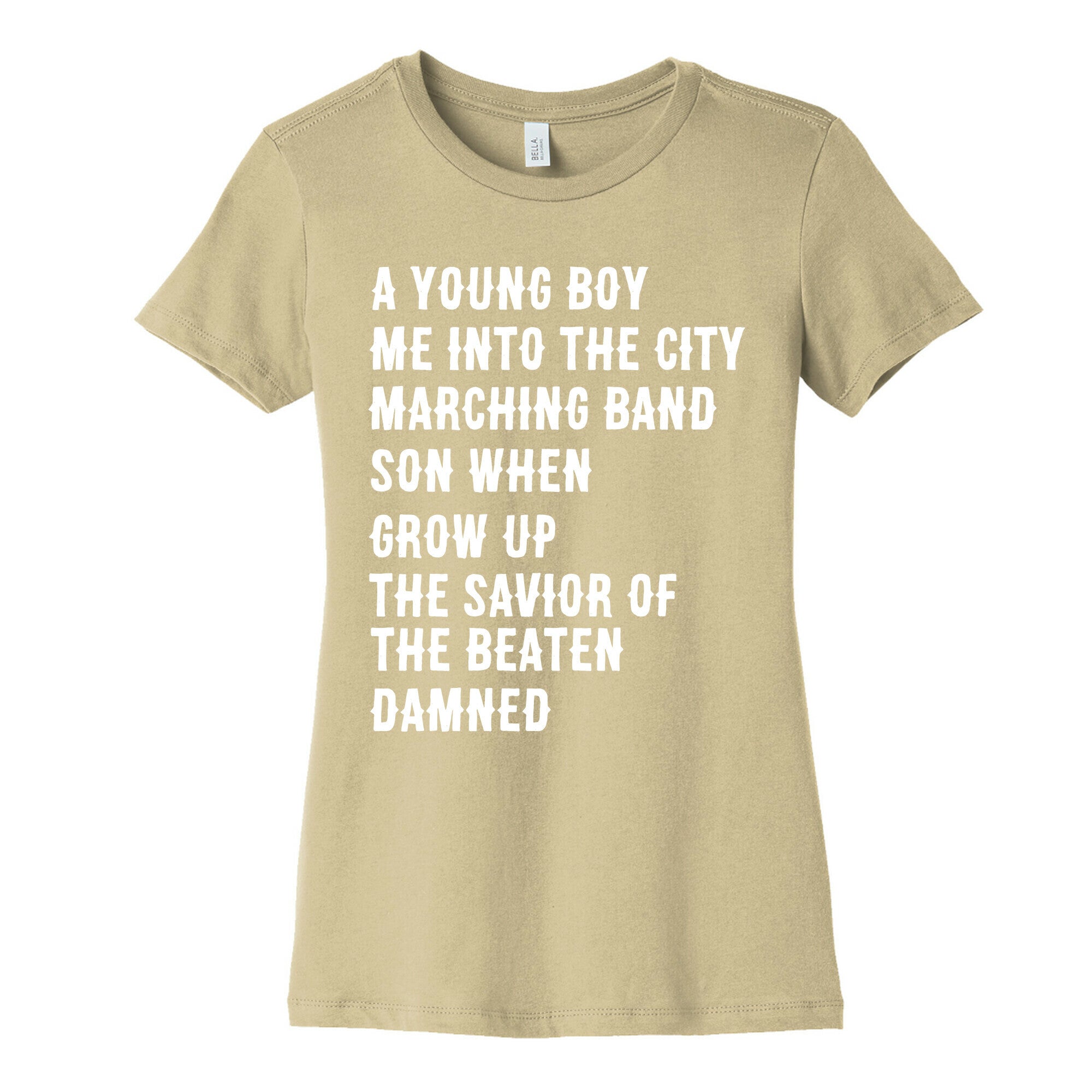 When I Was a Young Boy (1 of 2 pair) Women's Cotton Tee